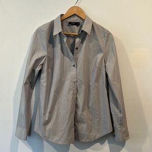 Like Brand New Apt 9 size 10 grey button down